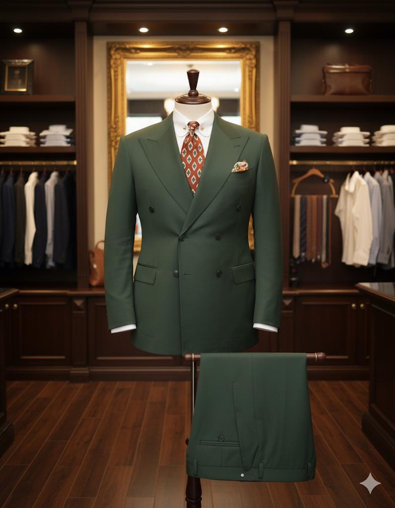 Suit - Pine Green