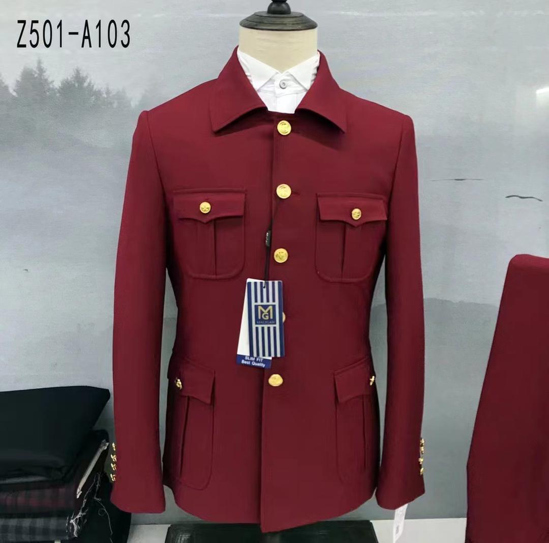 Suit - Maroon