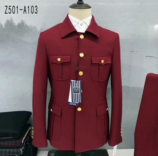 Suit - Maroon